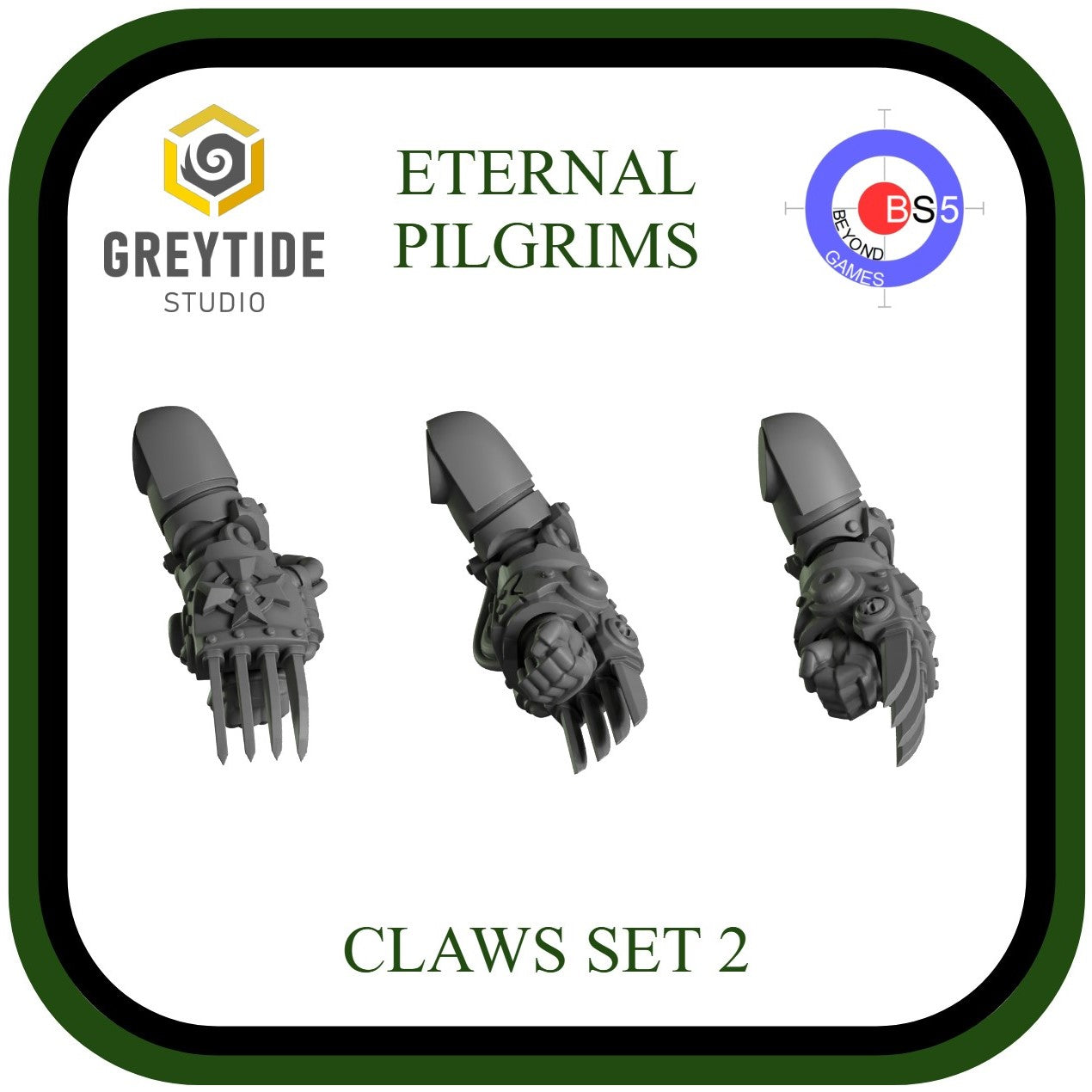 Griffes Set 2 - Pèlerins éternels - GreyTide Studio