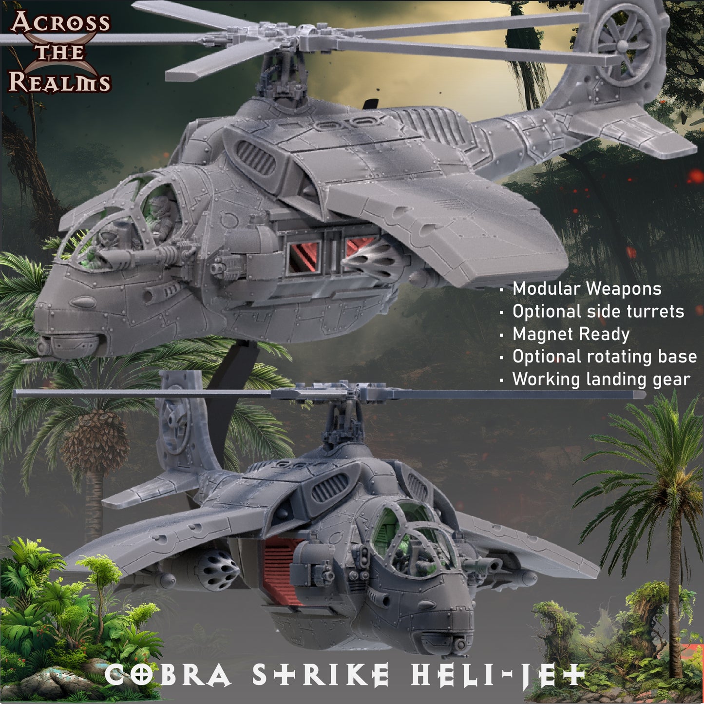 Cobra Strike Heli-Jet - Jungle Fighters - Pinup Corps