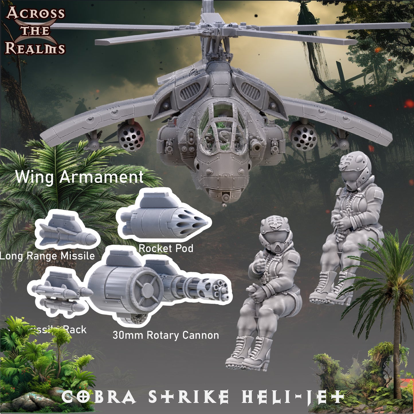 Cobra Strike Heli-Jet - Jungle Fighters - Pinup Corps