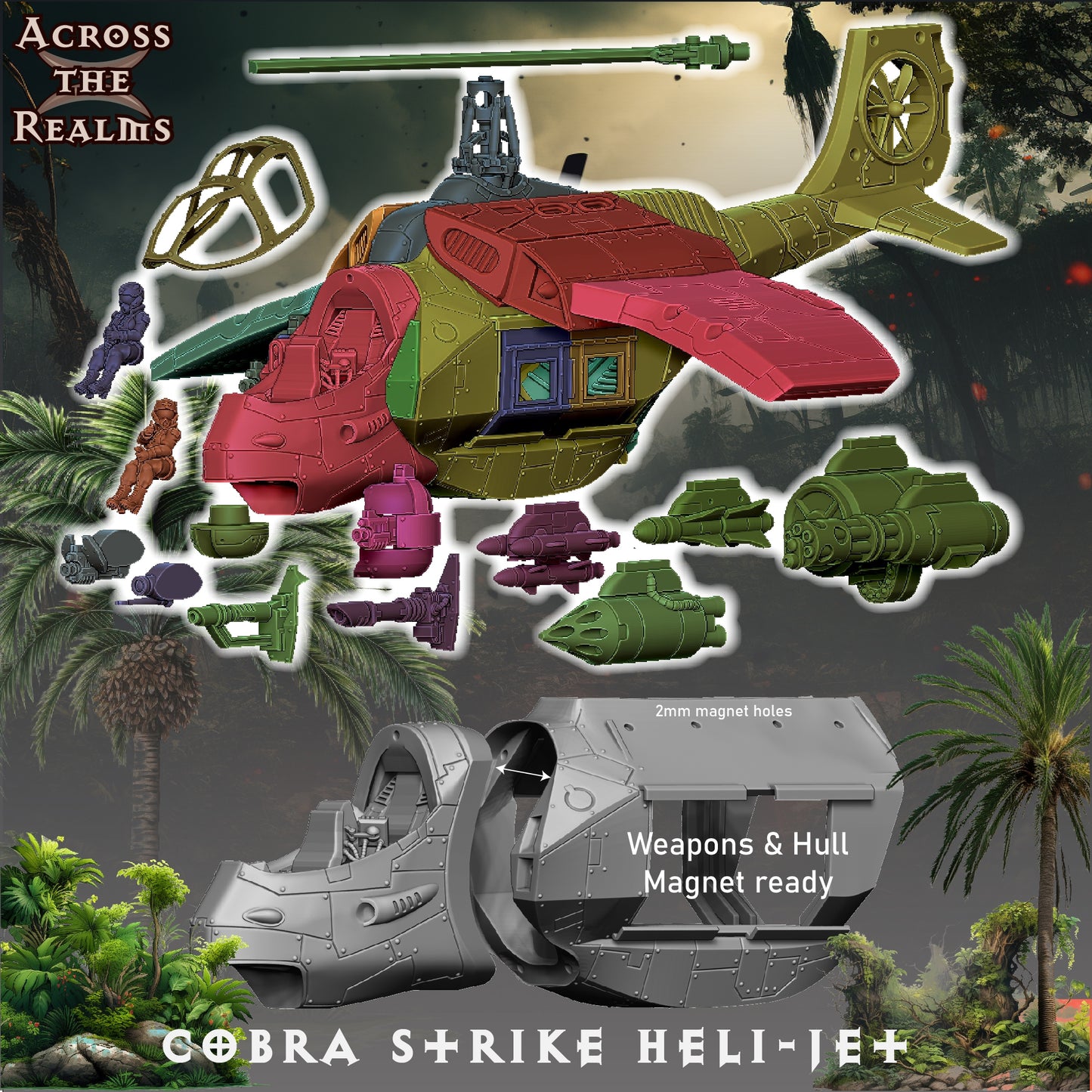 Cobra Strike Heli-Jet - Jungle Fighters - Pinup Corps