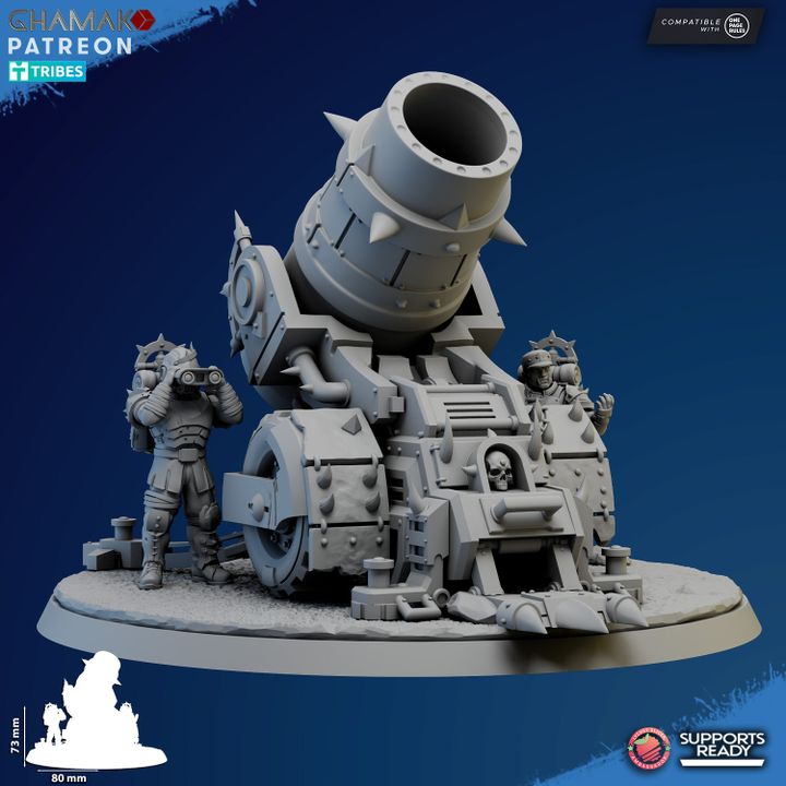 Corrupted Artillery Mortar and Heavy Laser - Knights of the Temple