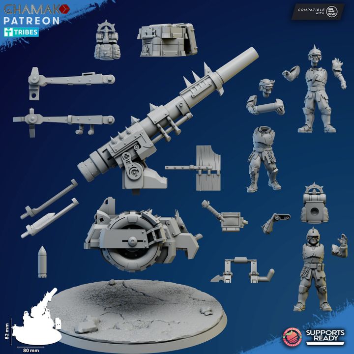 Corrupted Artillery (Cannon & Multi) - Knights of the Temple