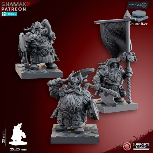 Dwarf Rangers with Axe - Dwarven Kingdom