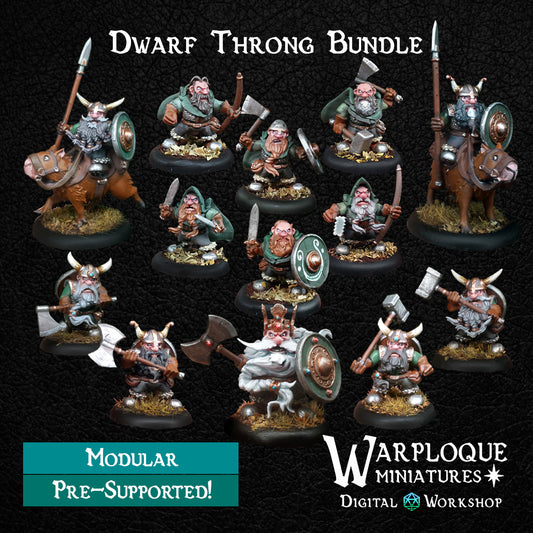 Dwarf Throng - Warp Miniatures