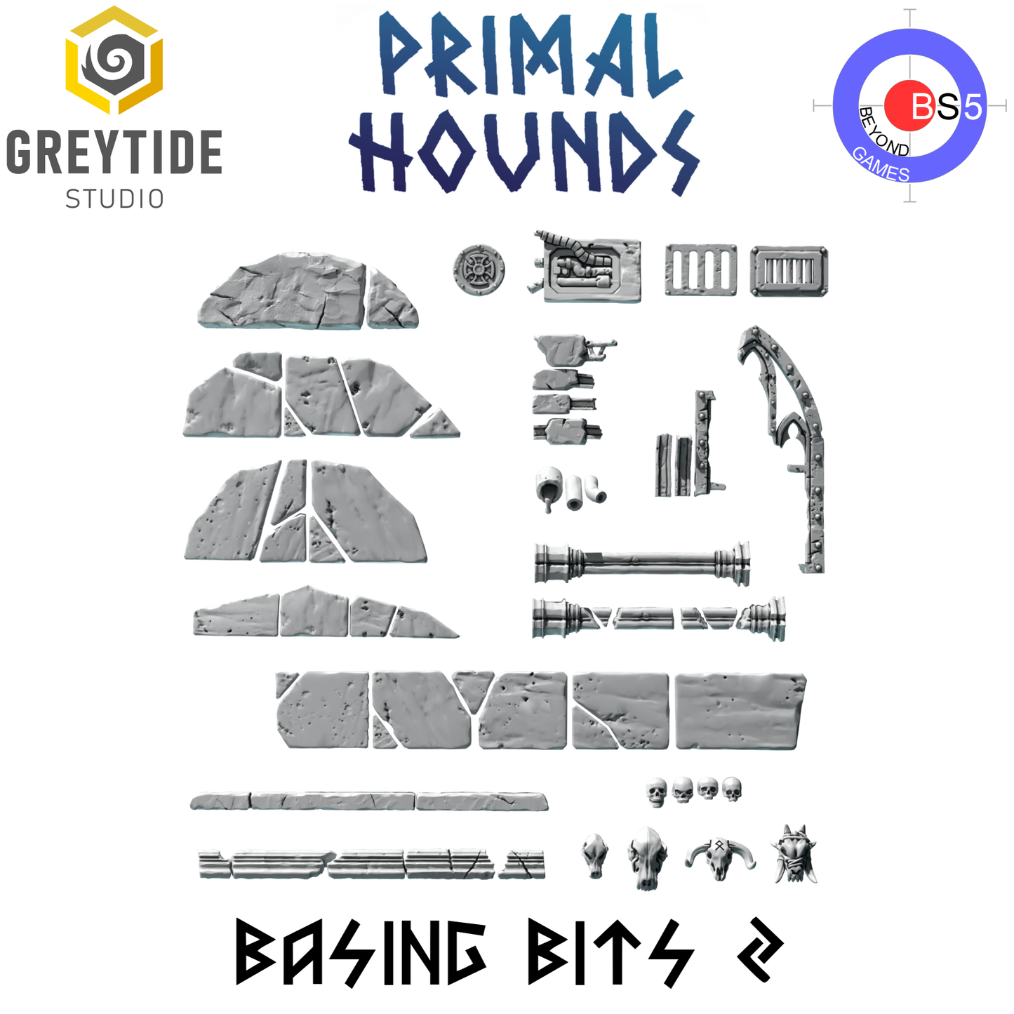 Basing Bits 2 - Primal Hounds - Greytide Studio