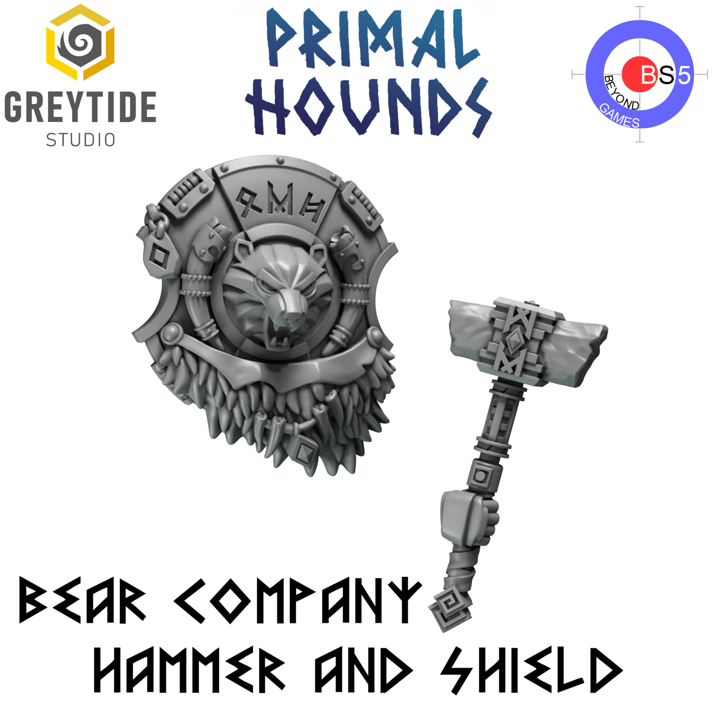 Pièces de Bear Company - Primal Hounds - Greytide Studio