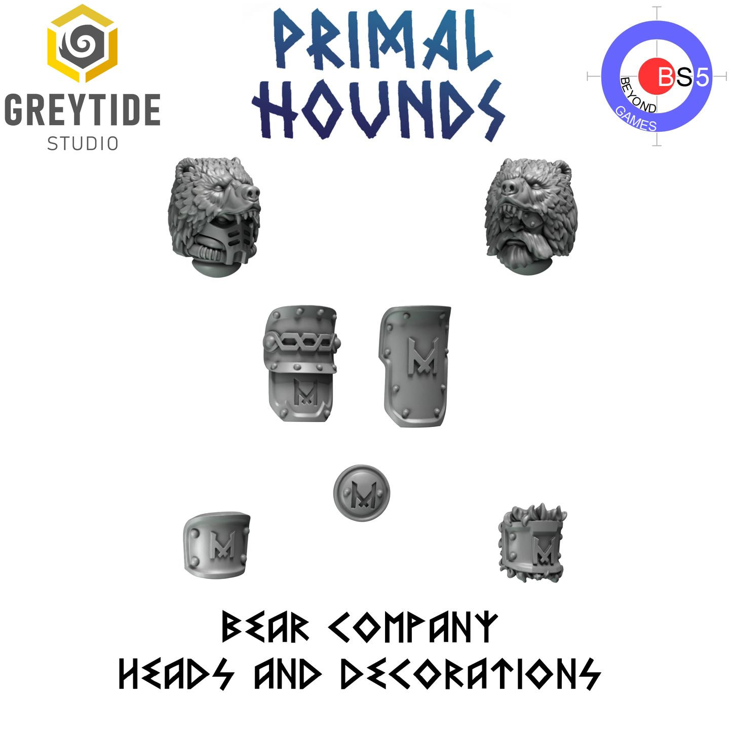 Pièces de Bear Company - Primal Hounds - Greytide Studio