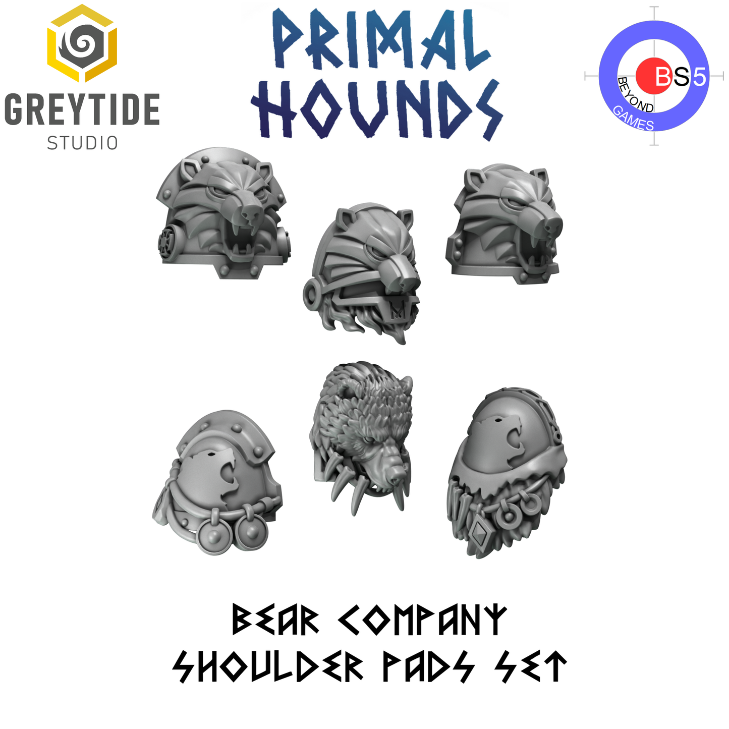 Pièces de Bear Company - Primal Hounds - Greytide Studio