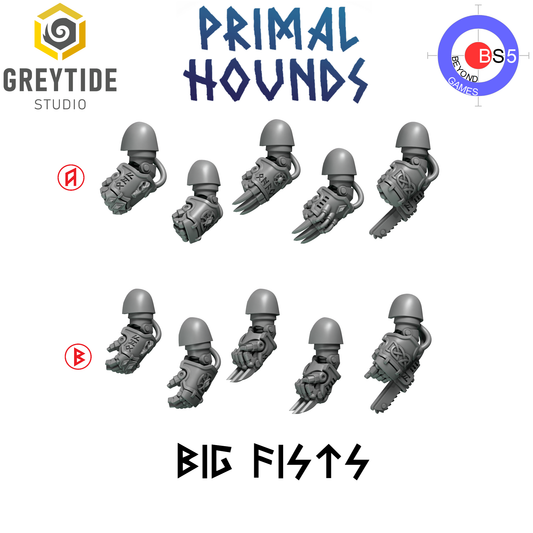 Big Fists - Primal Hounds - Greytide Studio