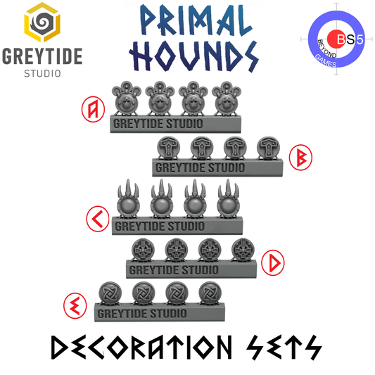 Décorations - Primal Hounds - Greytide Studio