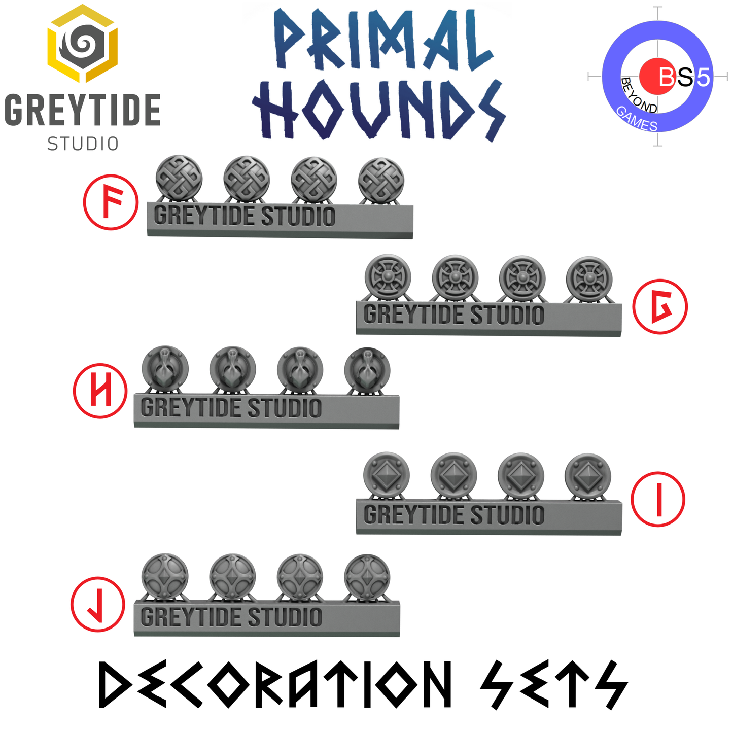 Decorations - Primal Hounds - Greytide Studio