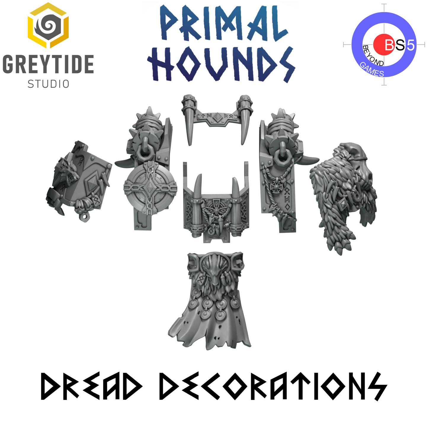 Dread Decorations - Primal Hounds - Greytide Studio