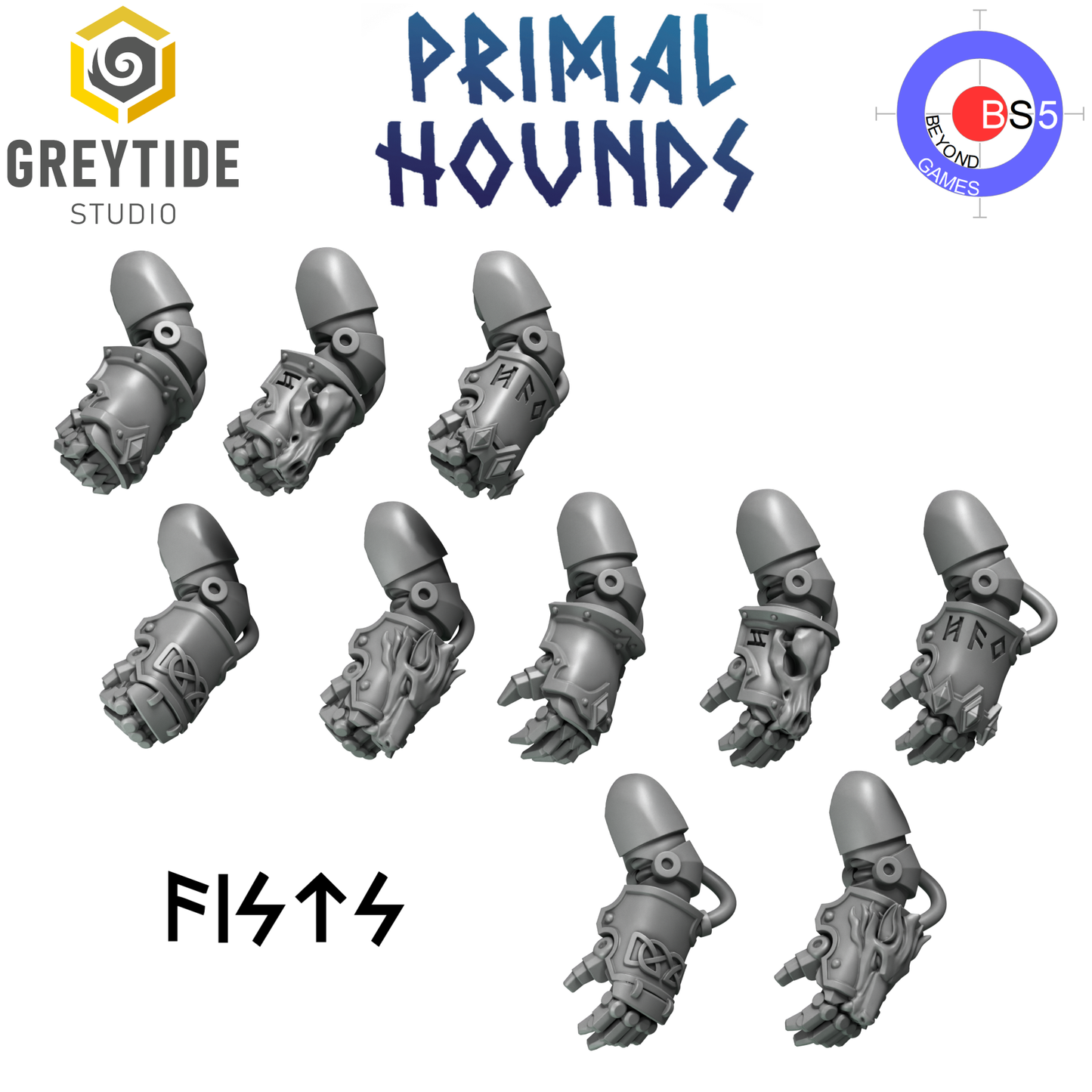 Poings - Primal Hounds - Greytide Studio