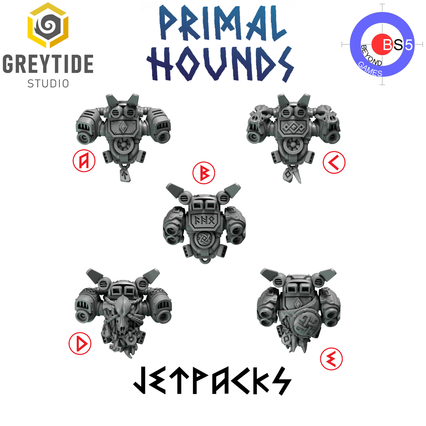 Jetpacks - Primal Hounds - Greytide Studio