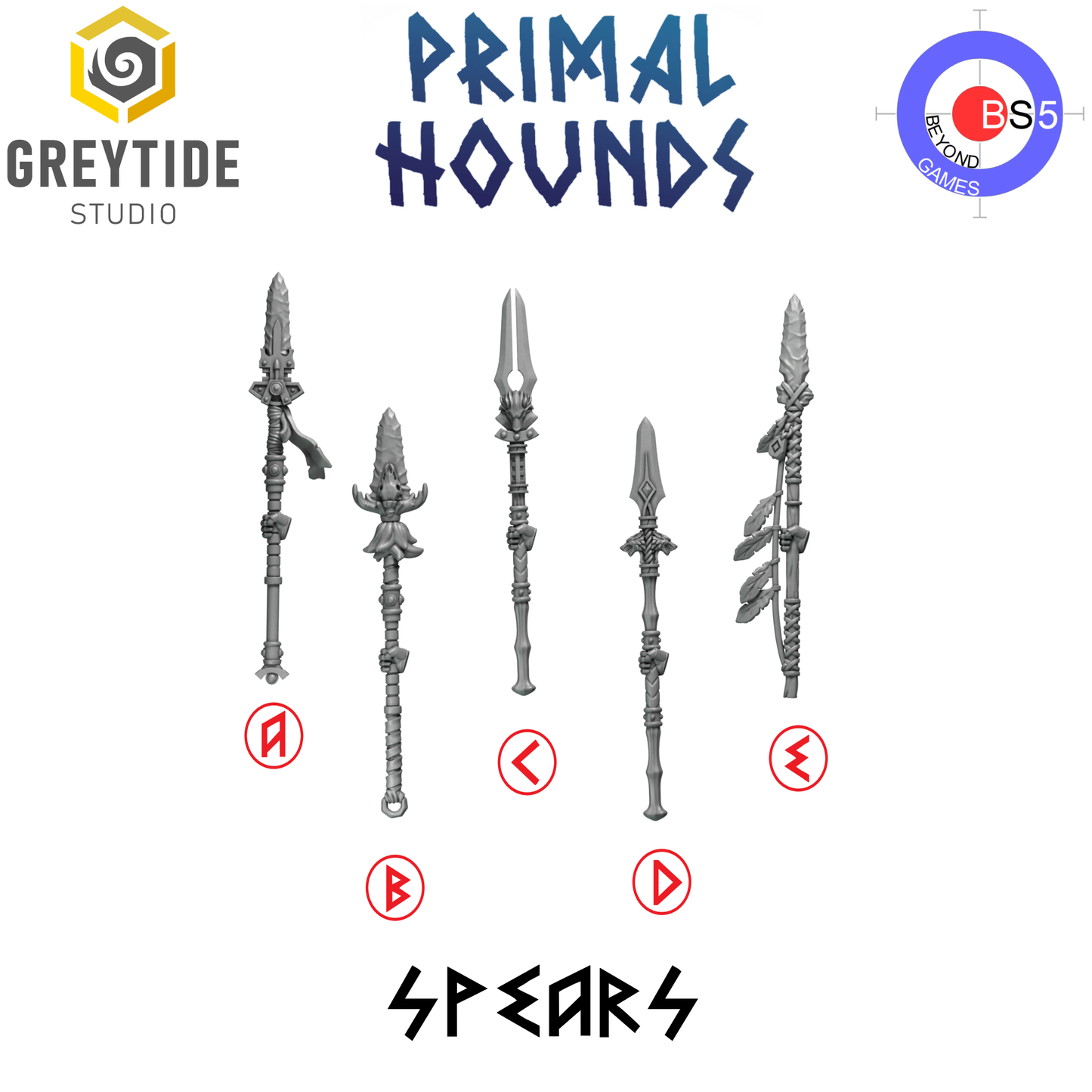 Spears - Primal Hounds - Greytide Studio