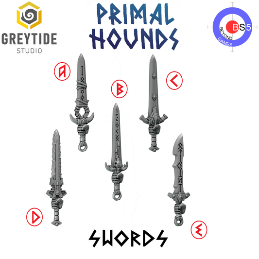 Swords - Primal Hounds - Greytide Studio