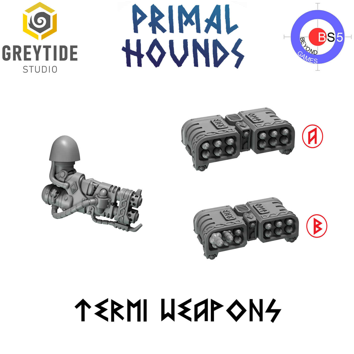 Termi Weapons - Primal Hounds - Greytide Studio