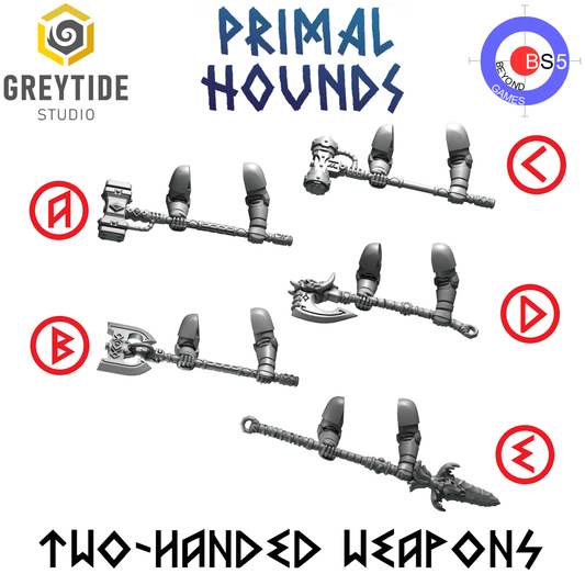 Two-Handed Weapons - Primal Hounds - Greytide Studio