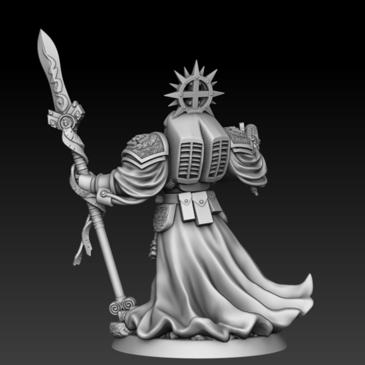 Inquisition Mistress in Heavy Armour - DMG Minis