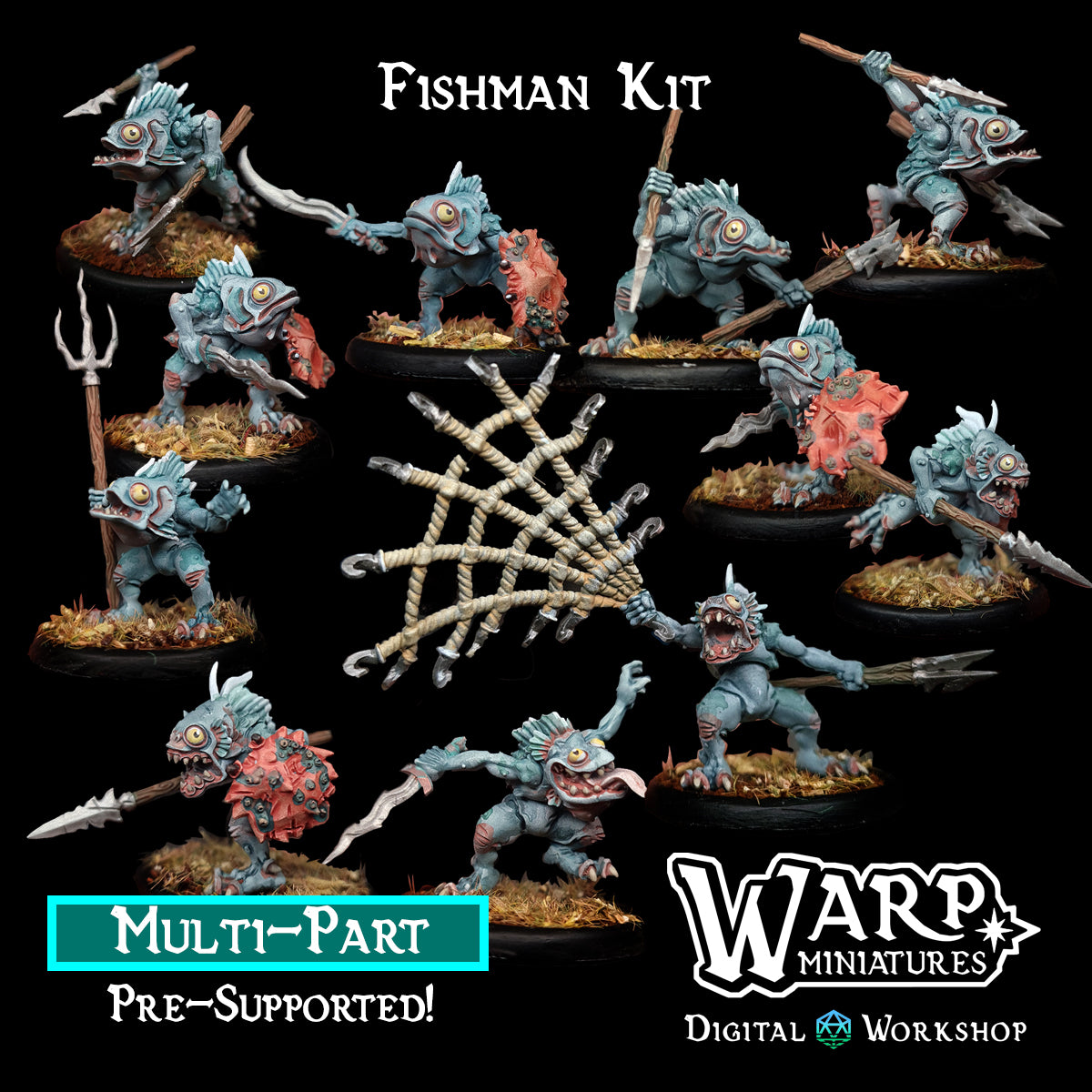 Fishman Horde - Warp Miniatures