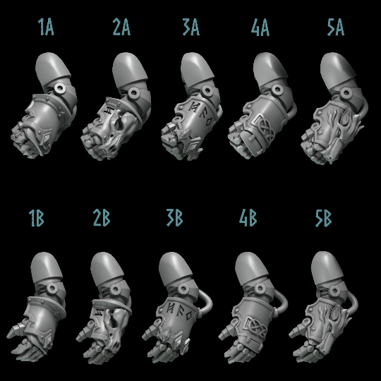 Fists - Primal Hounds - Greytide Studio