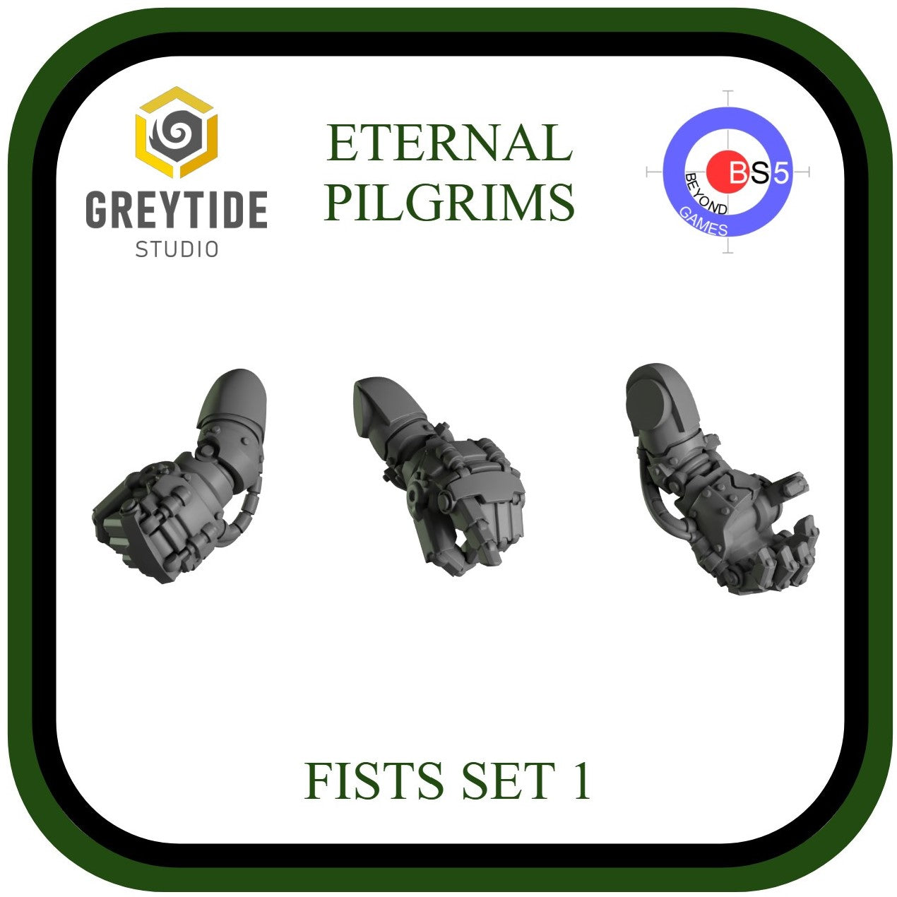 Fists Set 1 - Eternal Pilgrims - GreyTide Studio