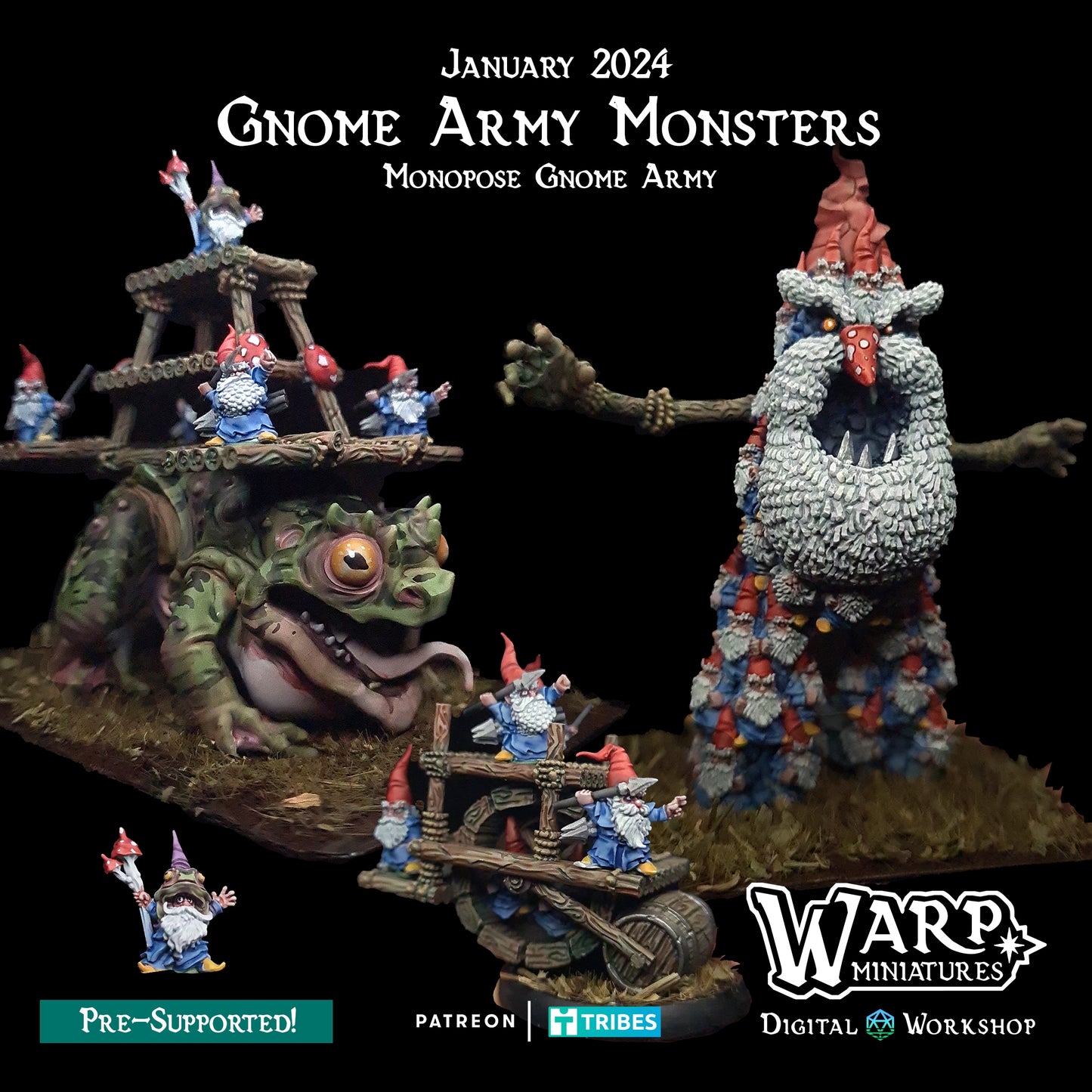 Gnome Army - Monsters - Warp Miniatures