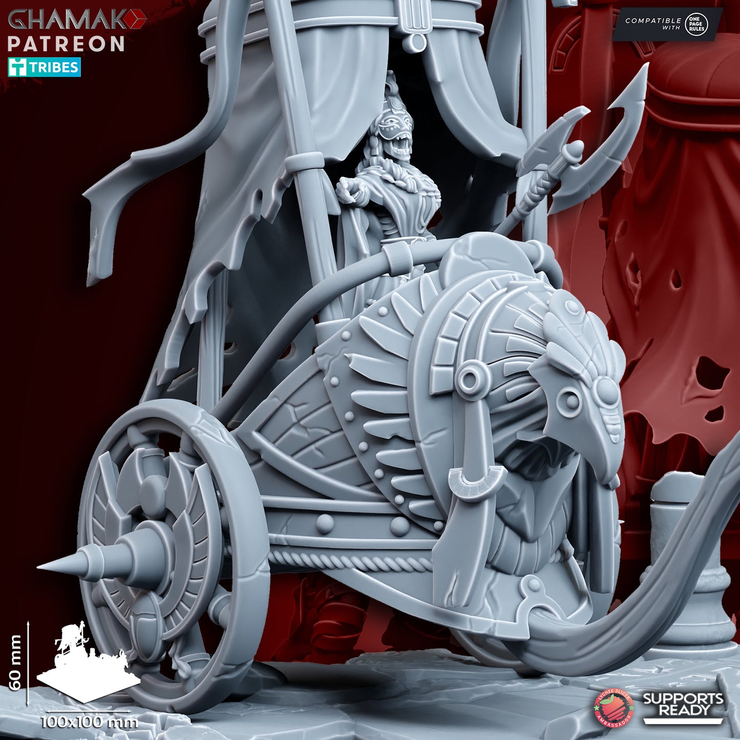 God-Queen on Chariot - Undead Pharaohs