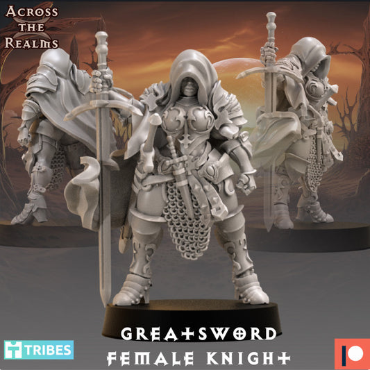 Greatsword Female Knight - Across the Realms