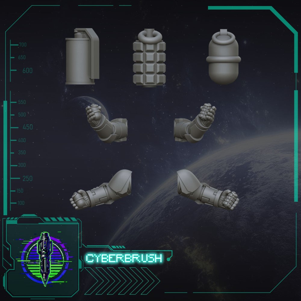 Grenade Set - Cyberbrush