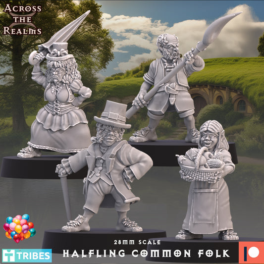 Halfling Common Folk - Across the Realms