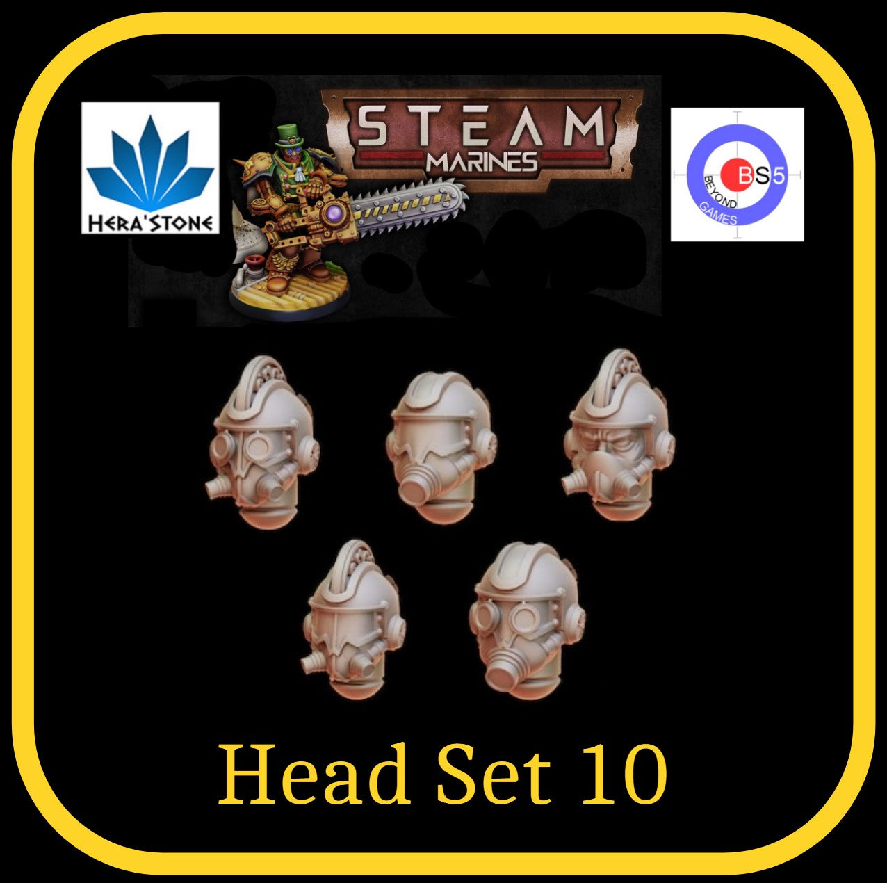 Head Set 10 - Steam Marines