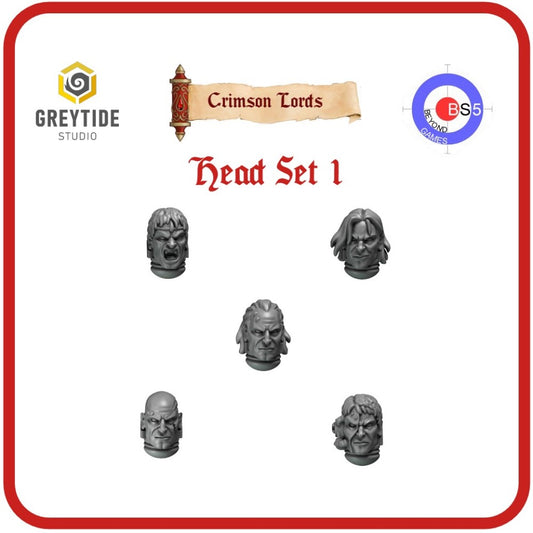 Head Set 1 - Crimson Lords