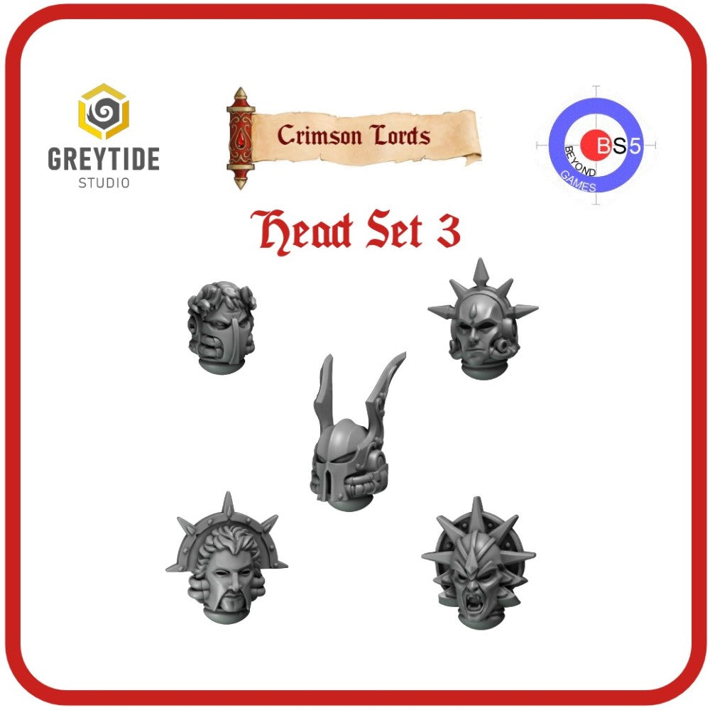 Head Set 3 - Crimson Lords