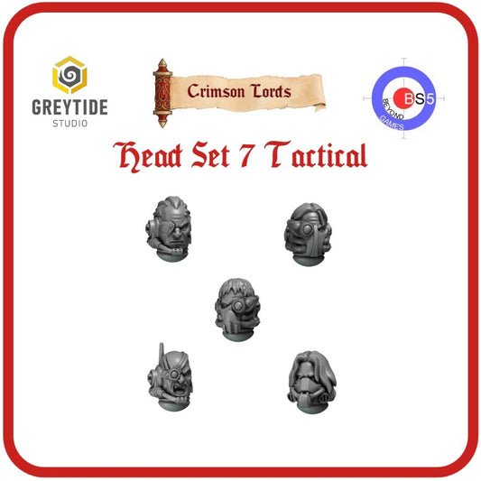 Head Set 7 Tactical - Crimson Lords