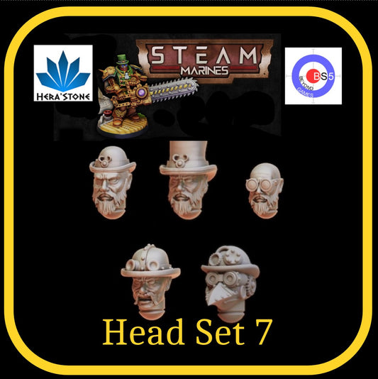 Head Set 7 - Steam Marines