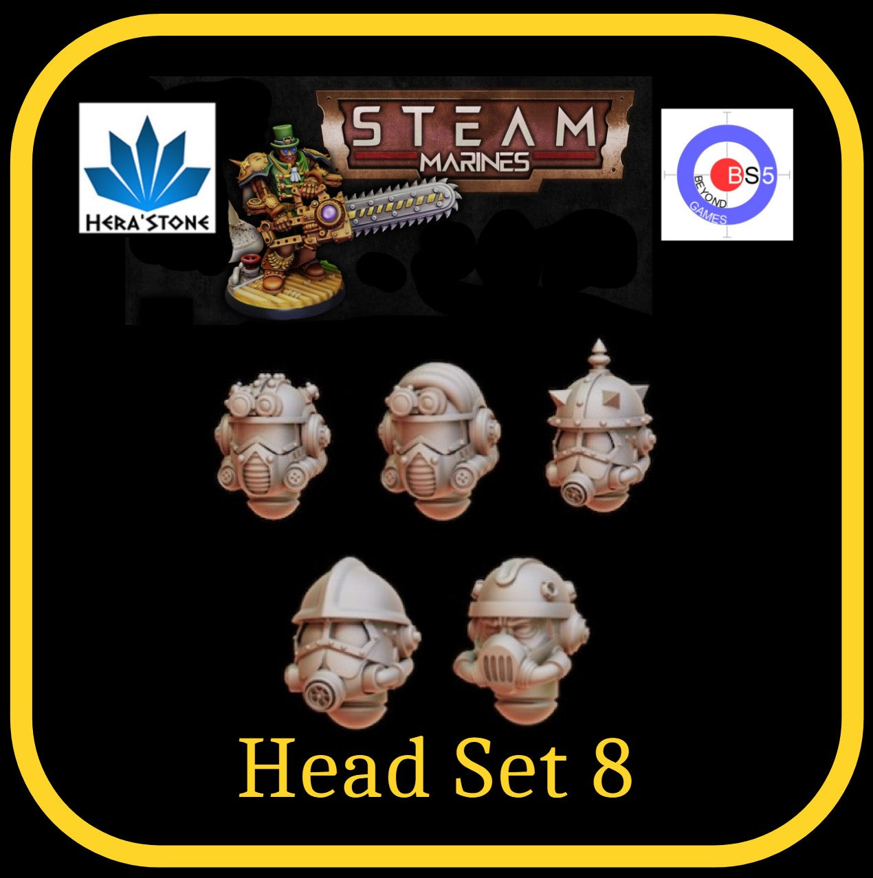 Head Set 8 - Steam Marines