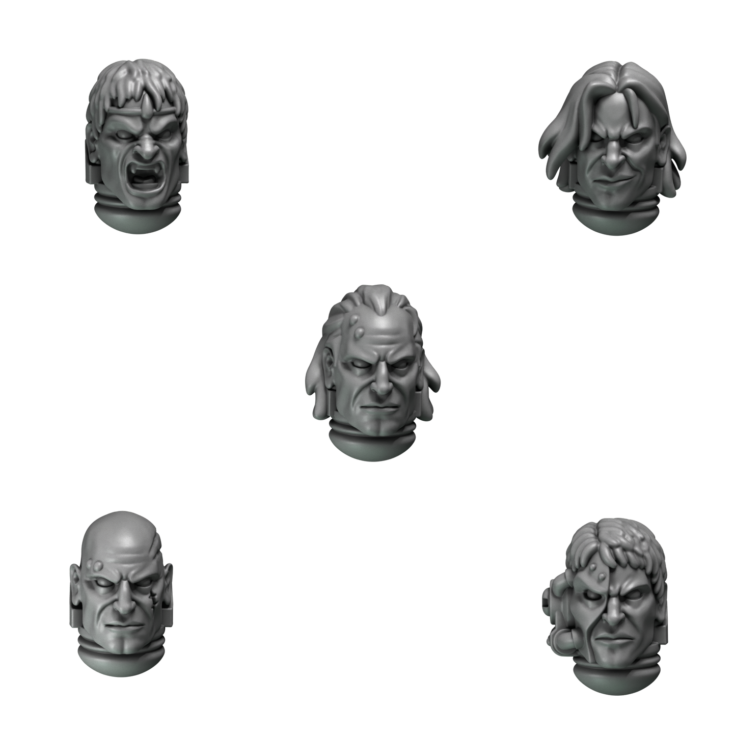 Head Set 1 - Crimson Lords