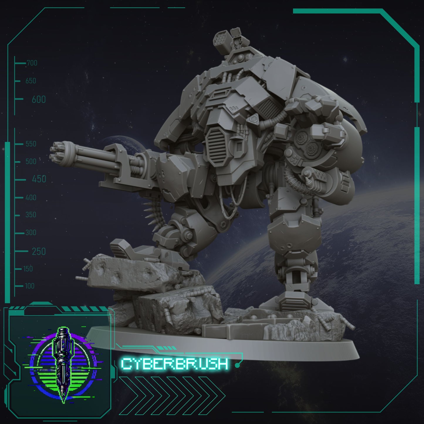 Heavy Combat Robot - Cyberbrush