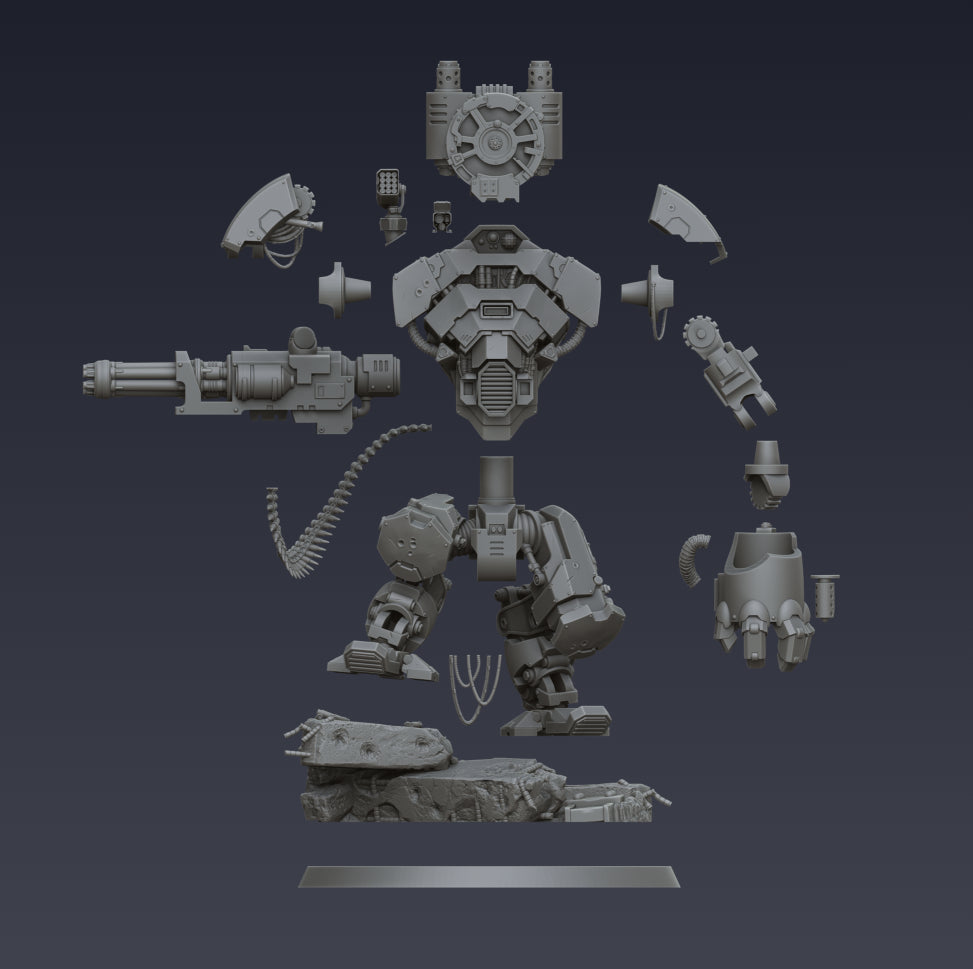 Heavy Combat Robot - Cyberbrush