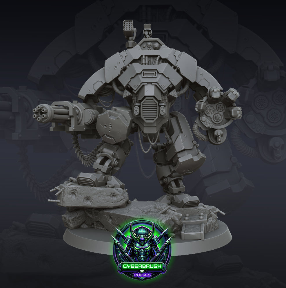 Heavy Combat Robot - Cyberbrush_3D_Pulses