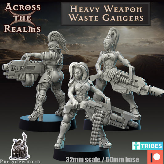 Heavy Weapon Waste Gangers - Grimdark Wastes