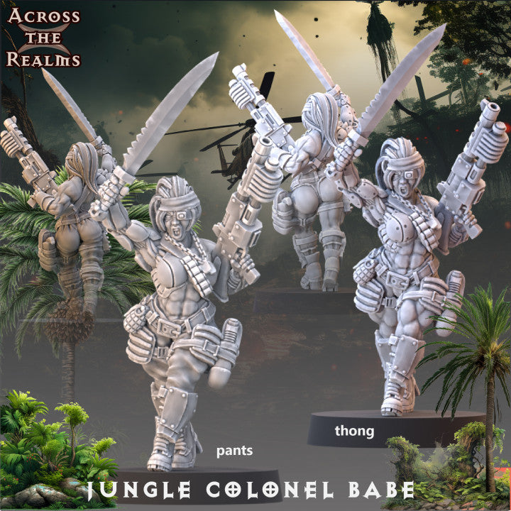 Jungle Colonel Babe - Jungle Fighters - Pinup Corps