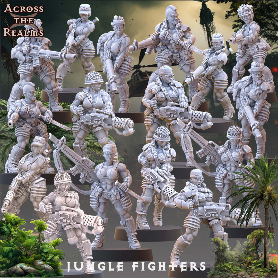 Jungle Fighters with Flamers - Pinup Corps