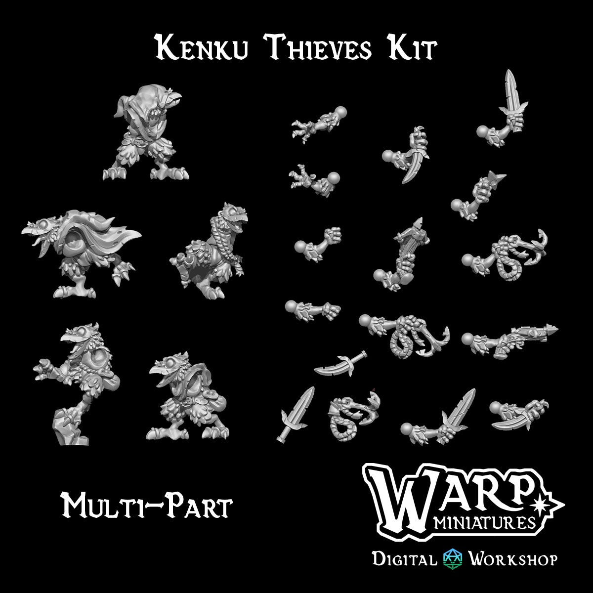 Kenku Thieves Guild - Warp Miniatures