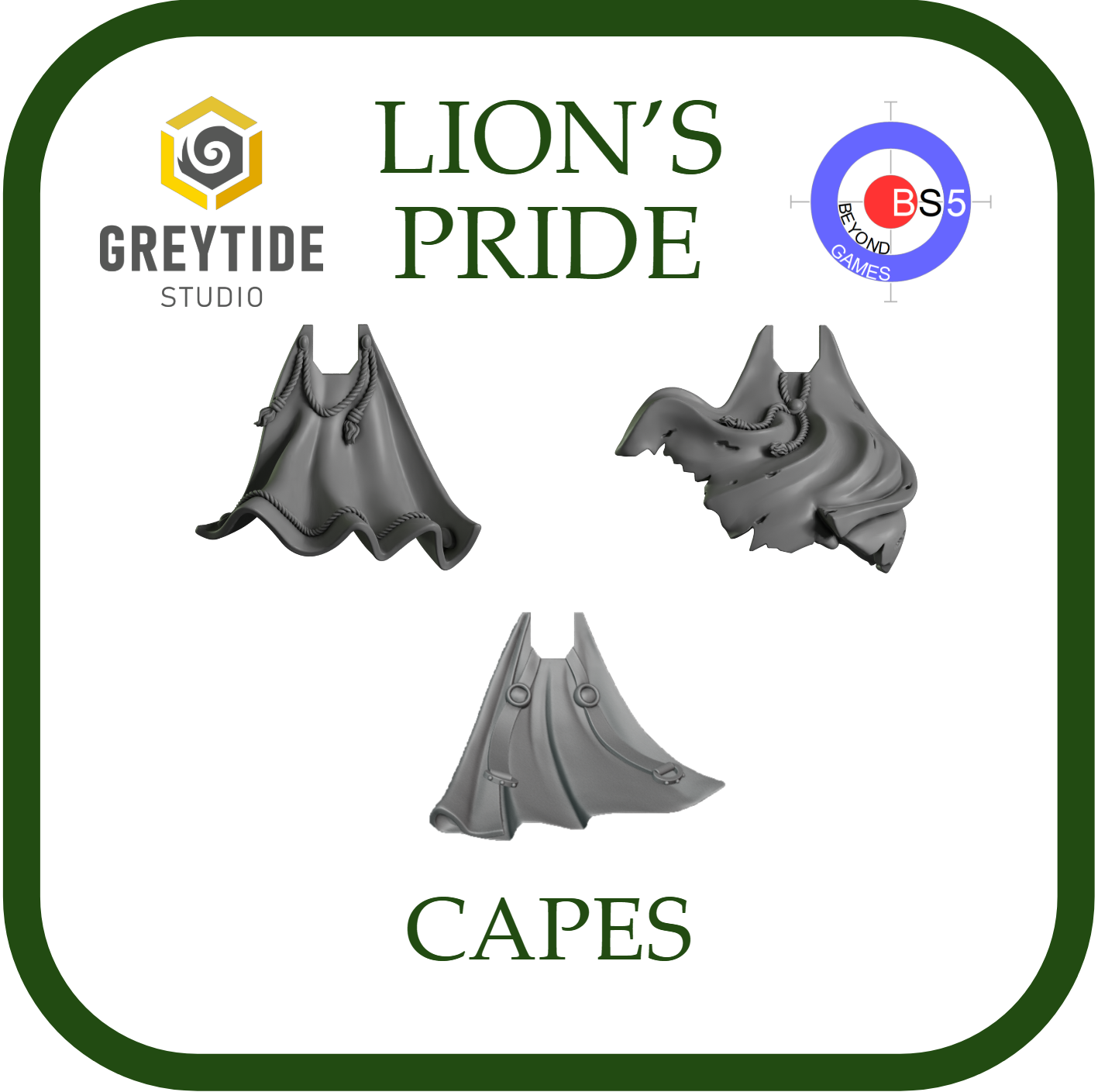 Capes - Lion's Pride - Greytide Studio