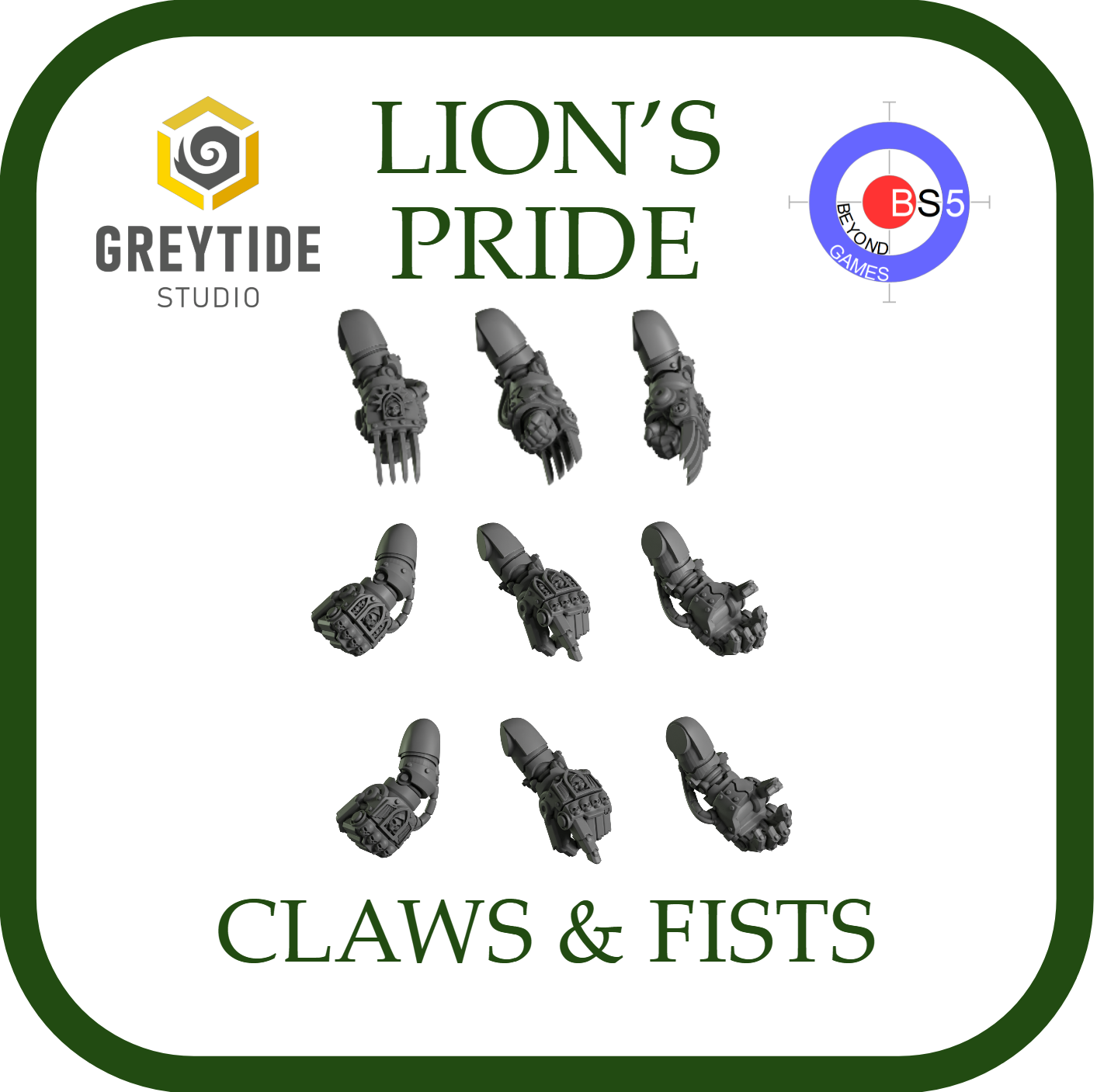 Claws & Fists - Lion's Pride - Greytide Studio