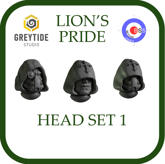 Head Set 1 - Lion's Pride - Greytide Studio