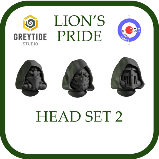 Head Set 2 - Lion's Pride - Greytide Studio