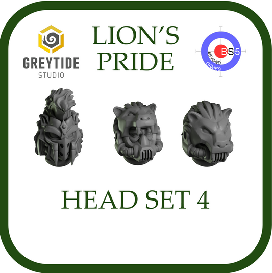 Head Set 4 - Lion's Pride - Greytide Studio